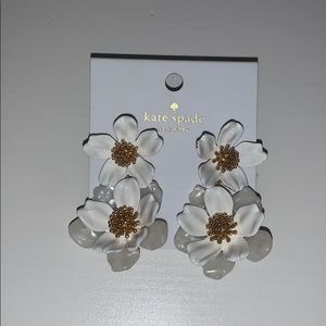 Kate spade flower earrings